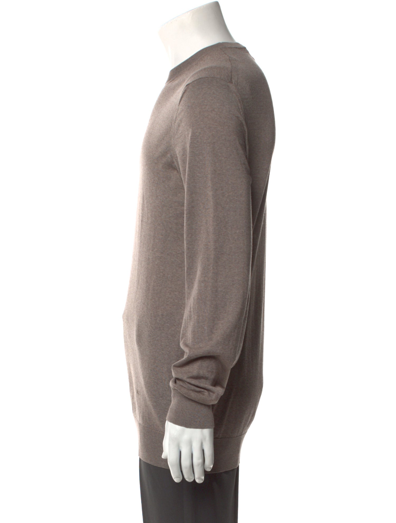 Zegna Crew Neck Long Sleeve Pullover