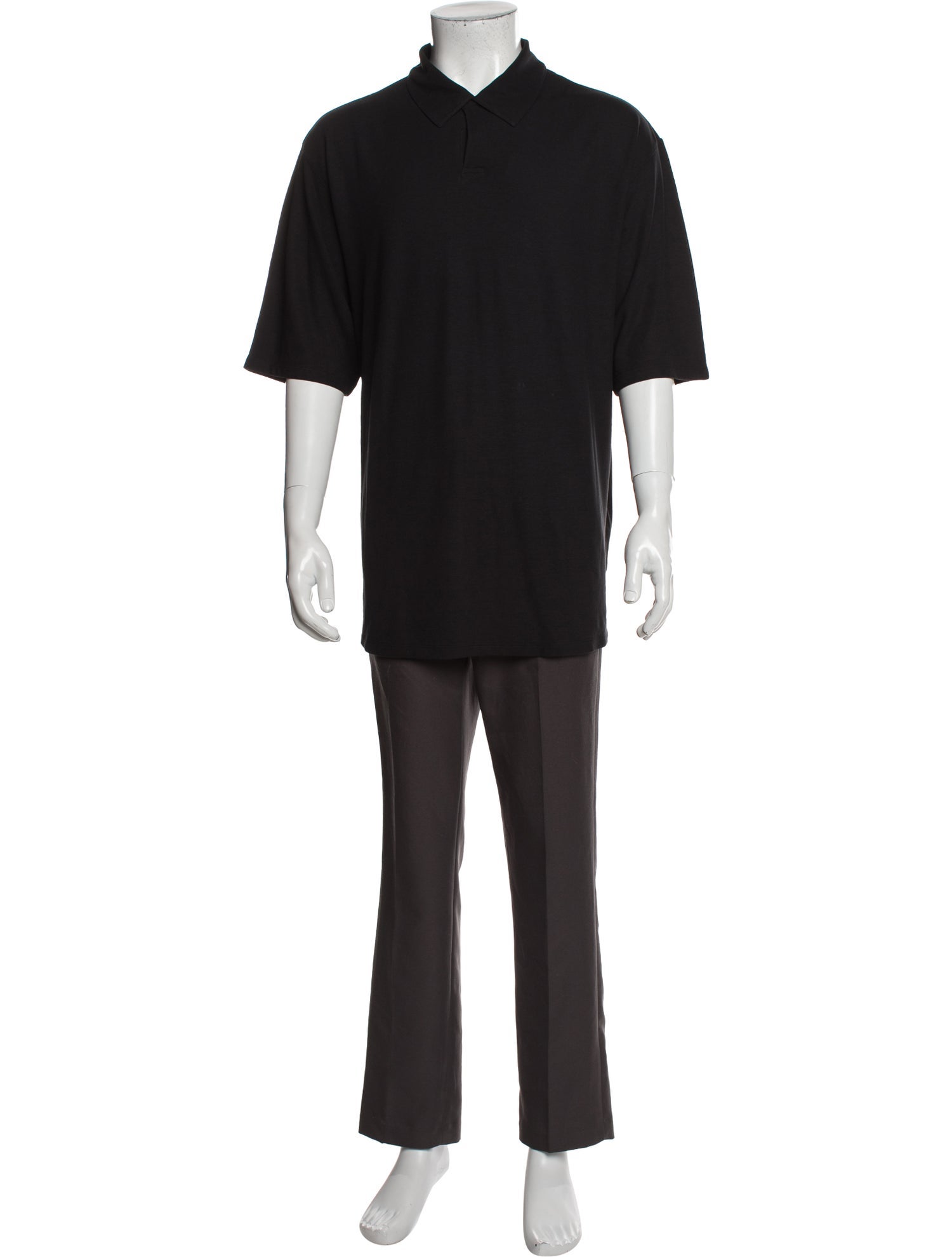 Zegna Collar Short Sleeve Polo Shirt