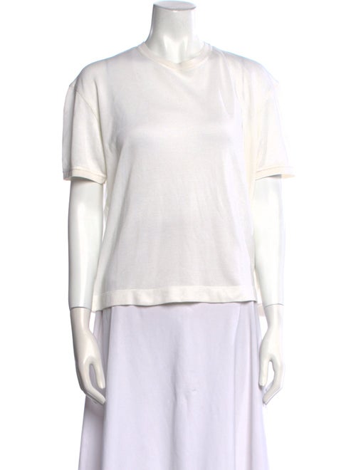 Zegna Silk Crew Neck T-Shirt