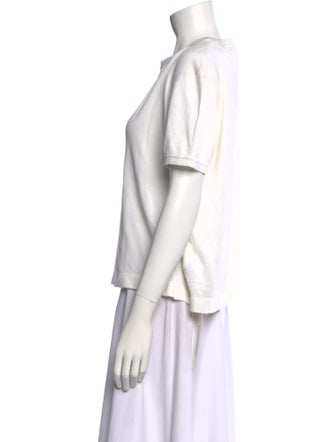 Zegna Silk Crew Neck T-Shirt