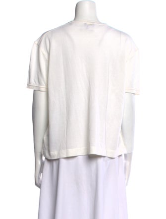 Zegna Silk Crew Neck T-Shirt