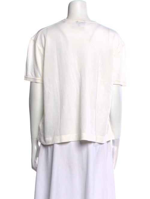 Zegna Silk Crew Neck T-Shirt