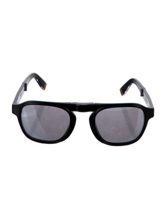 Zegna Wayfarer Mirrored Sunglasses