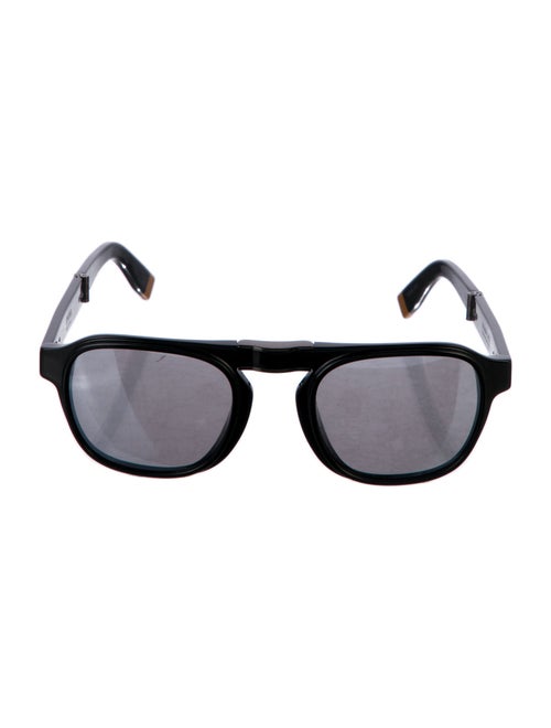 Zegna Wayfarer Mirrored Sunglasses