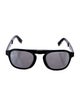 Zegna Wayfarer Mirrored Sunglasses