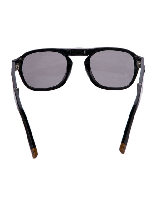 Zegna Wayfarer Mirrored Sunglasses