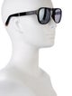 Zegna Wayfarer Mirrored Sunglasses