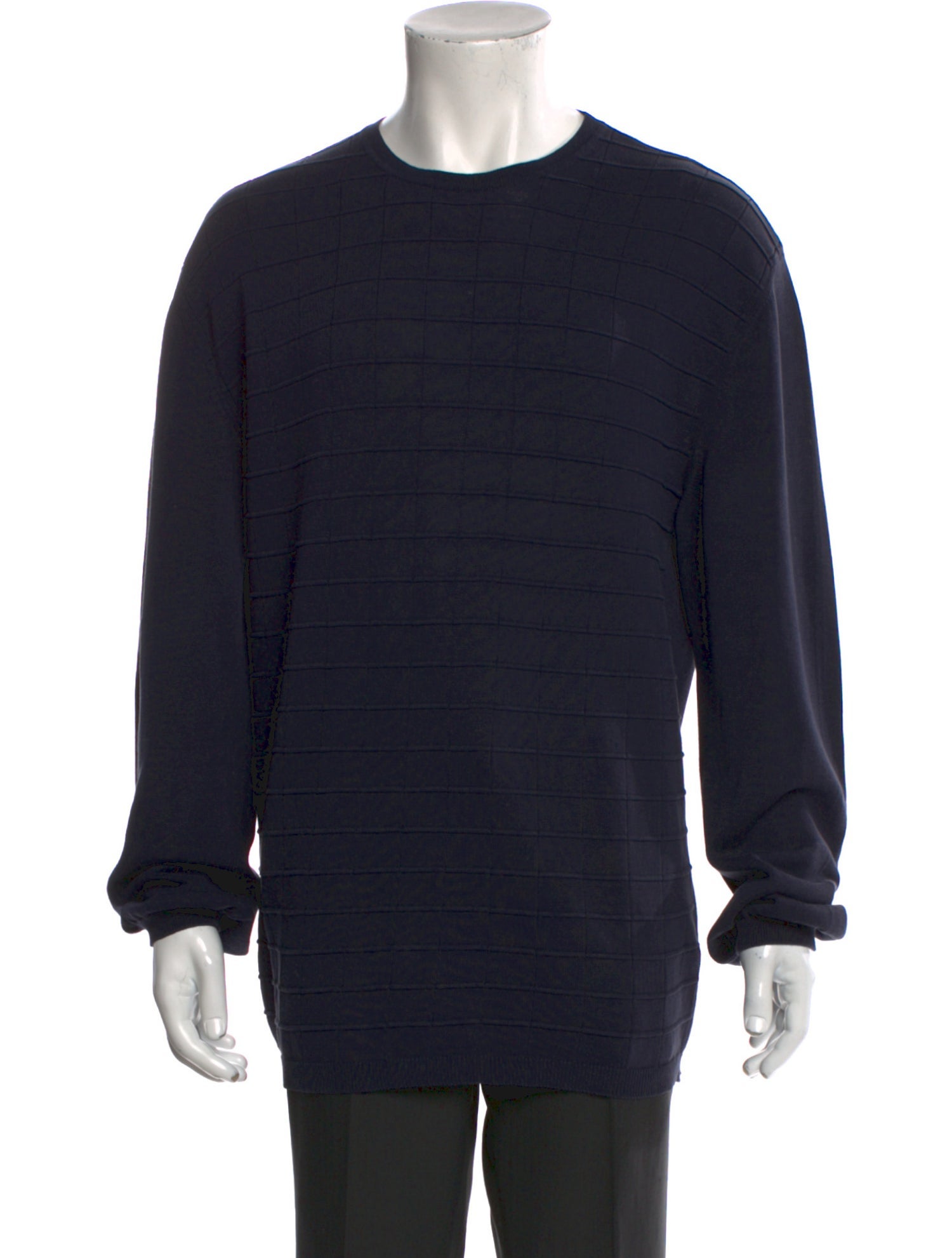 Zegna Crew Neck Long Sleeve Pullover