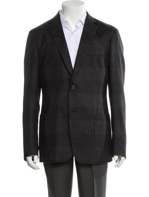 Z Zegna Wool Patterned Blazer
