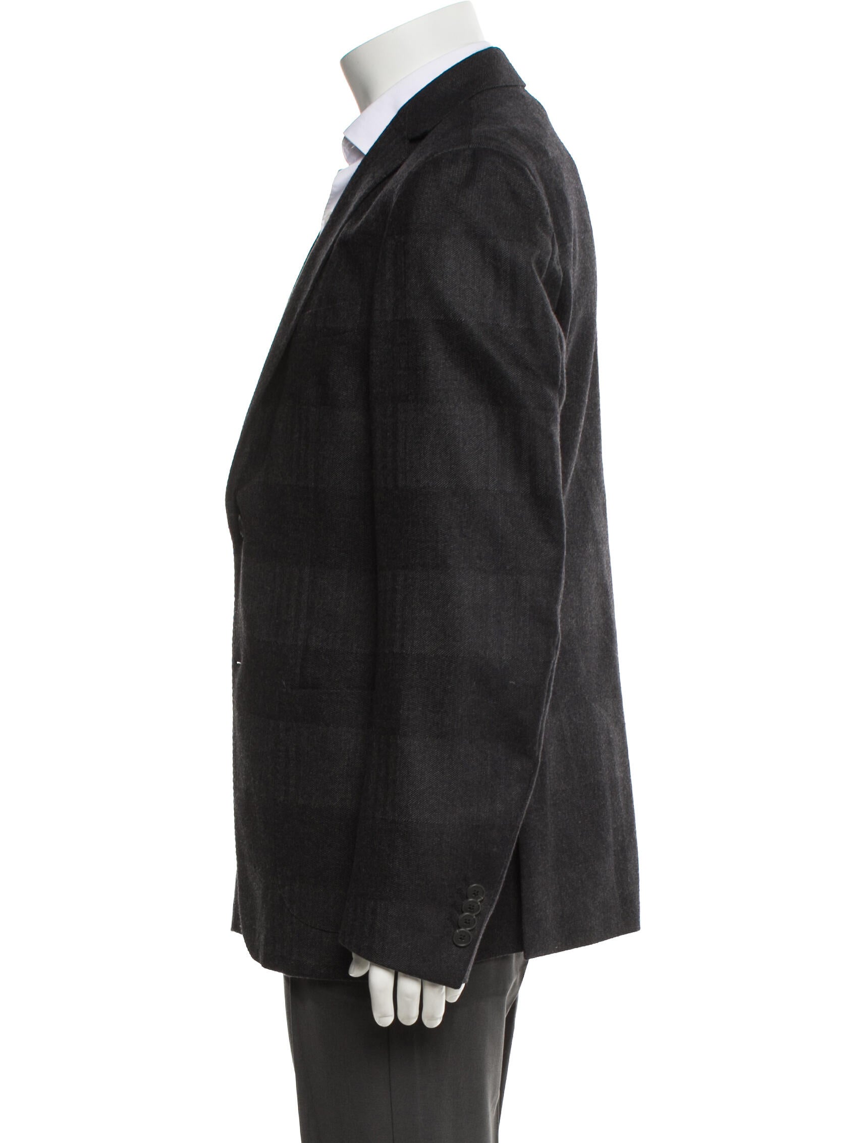 Z Zegna Wool Patterned Blazer