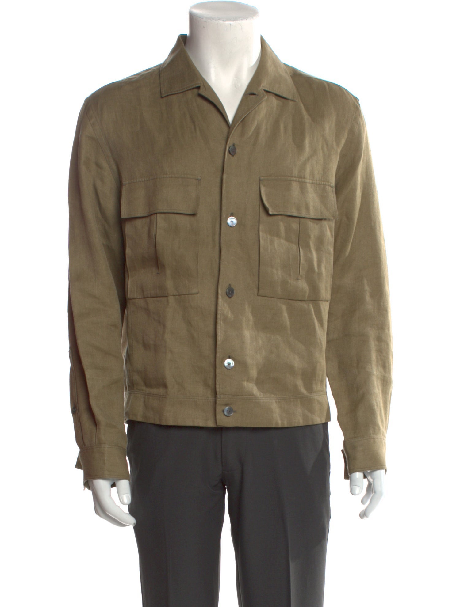 Zegna Linen Long Sleeve Shirt