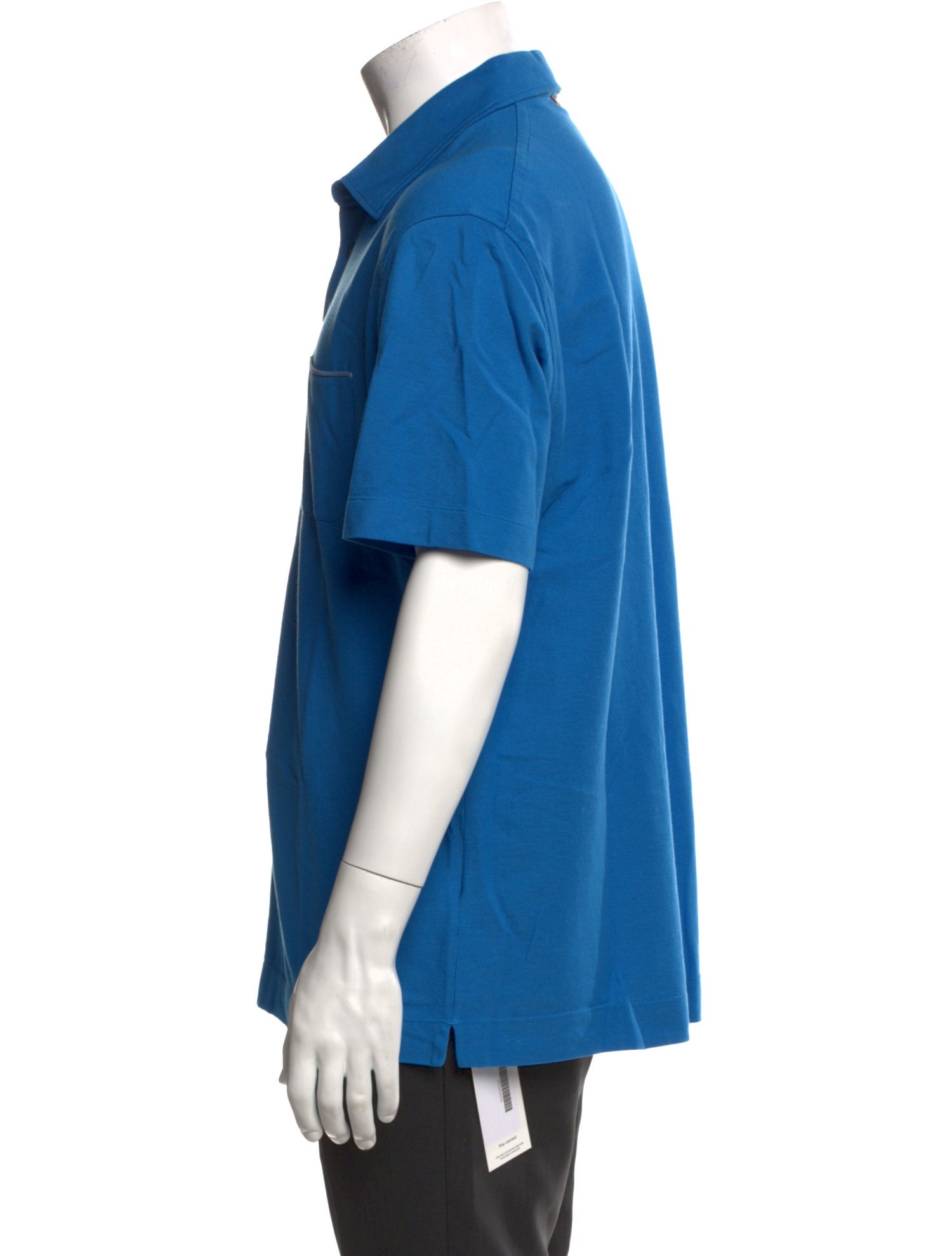 Zegna Collar Short Sleeve Polo Shirt