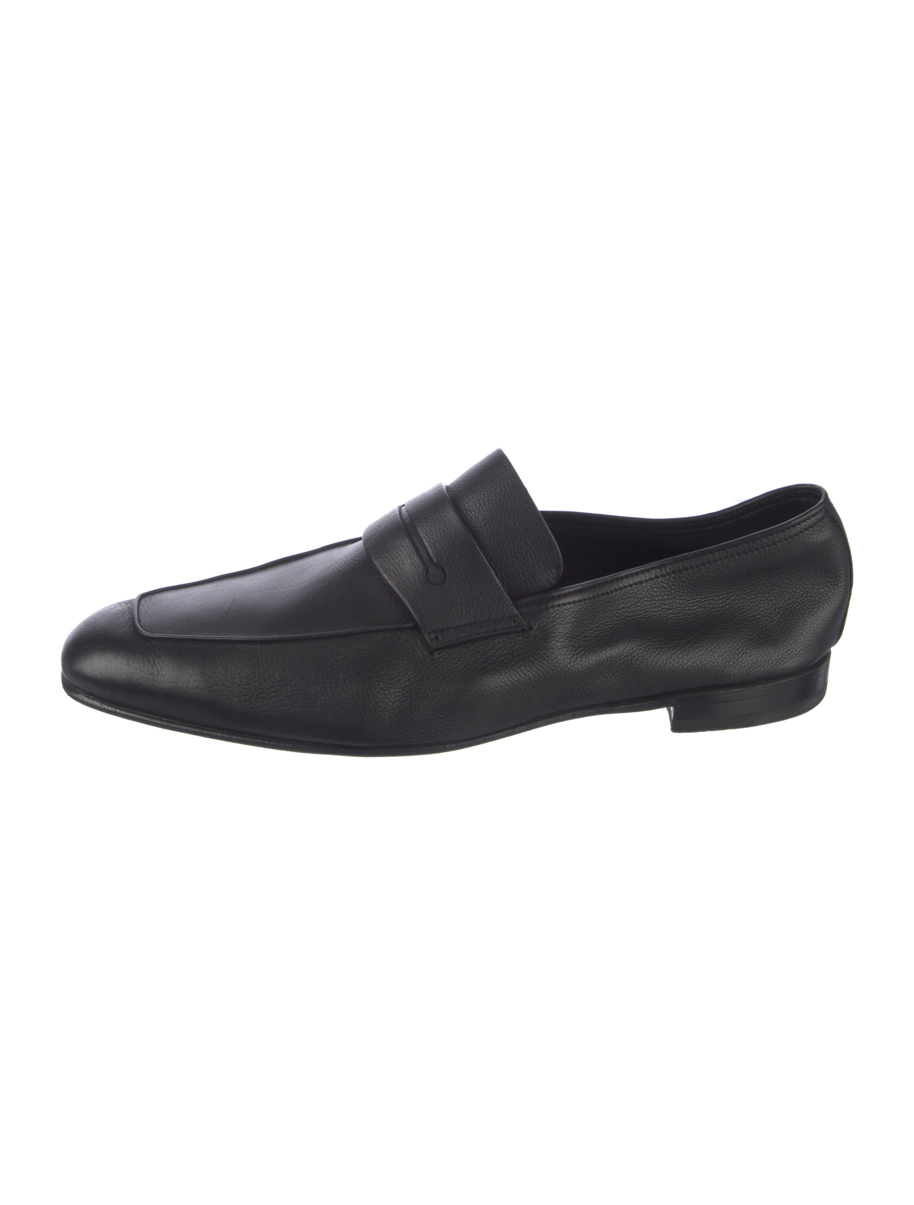 Zegna Leather Loafers
