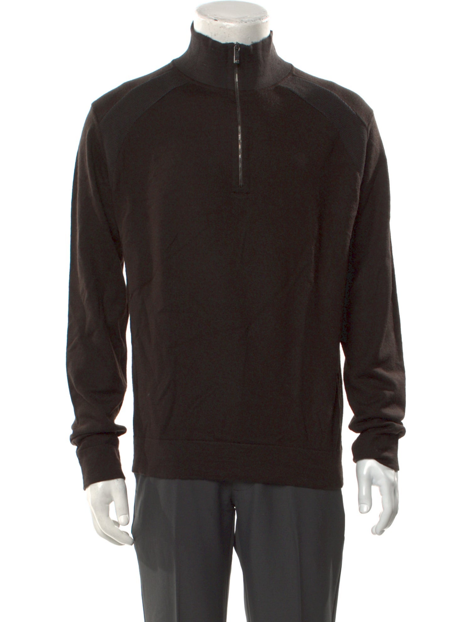 Zegna Sport Wool Mock Neck Pullover