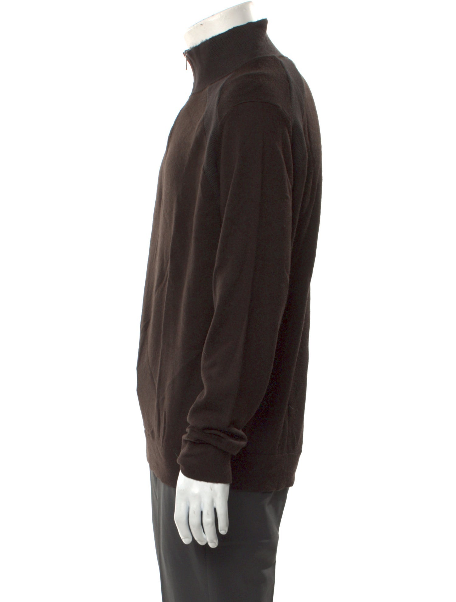 Zegna Sport Wool Mock Neck Pullover