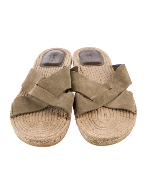 Zegna Suede Slides