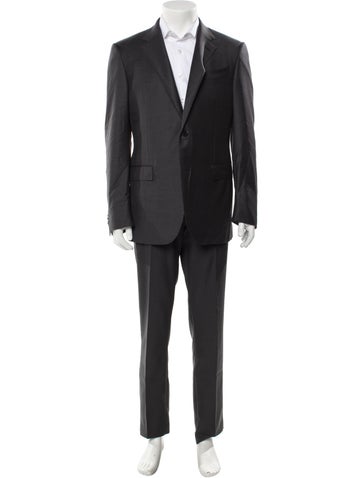 Zegna Suiting Wool Blazer L