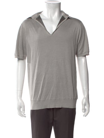 Zegna Silk Short Sleeve Shirt