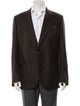 Zegna Wool Plaid Print Blazer