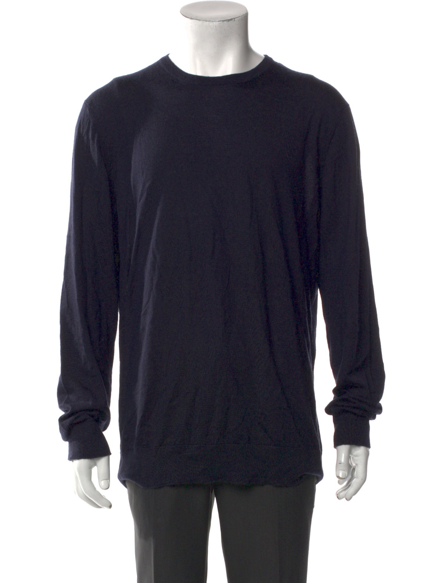 Zegna Crew Neck Long Sleeve Sweatshirt