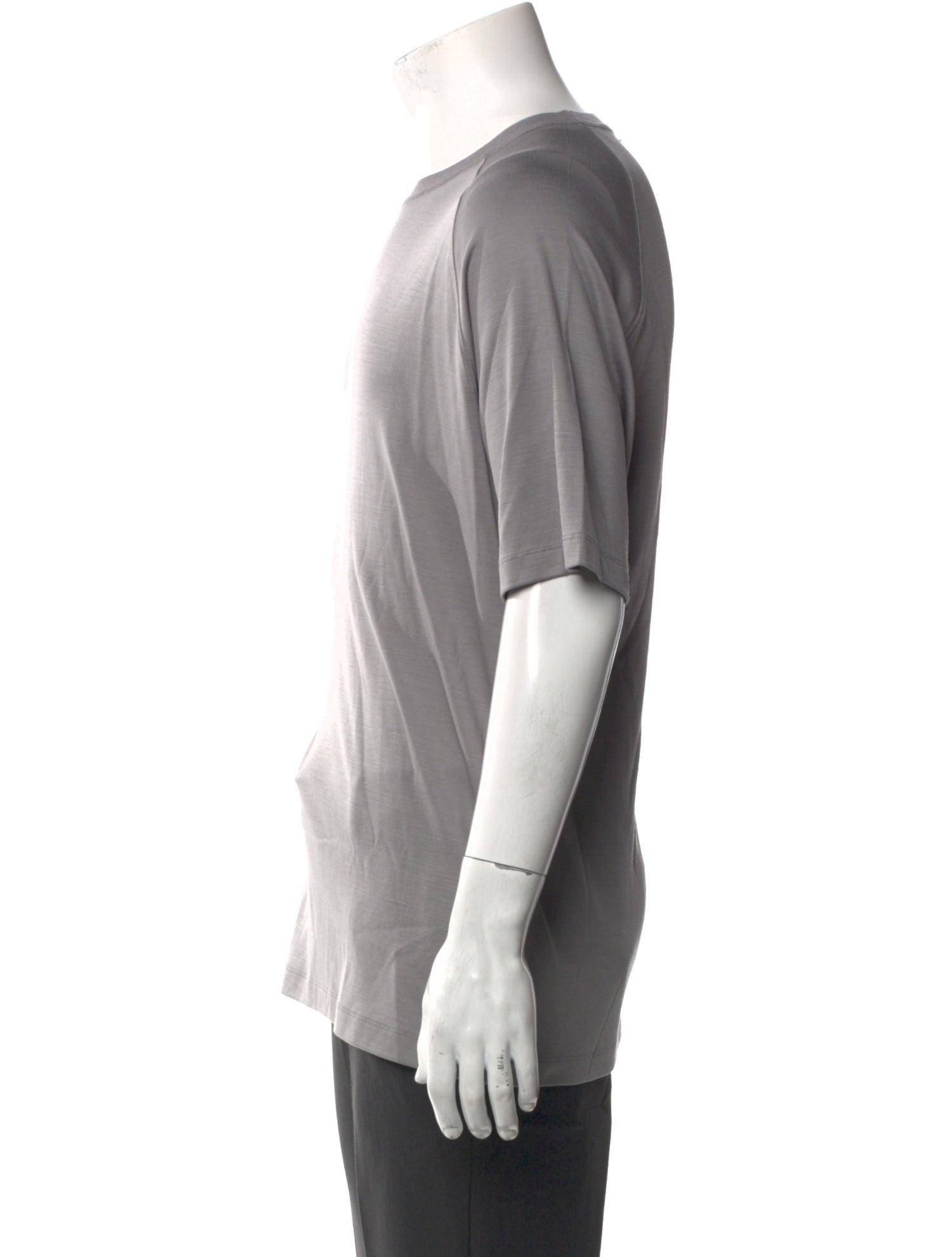 Zegna Wool Crew Neck T-Shirt