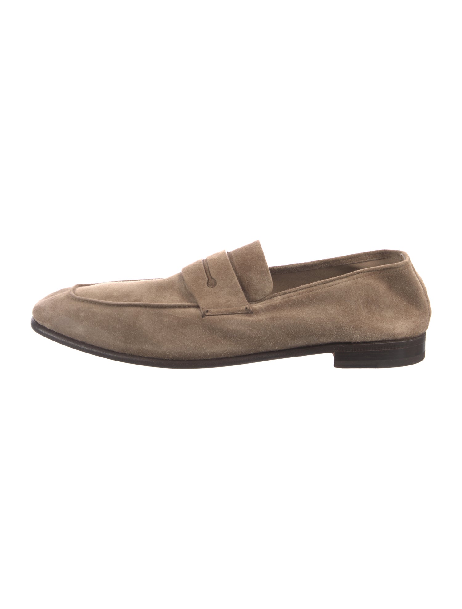 Zegna Suede Dress Loafers