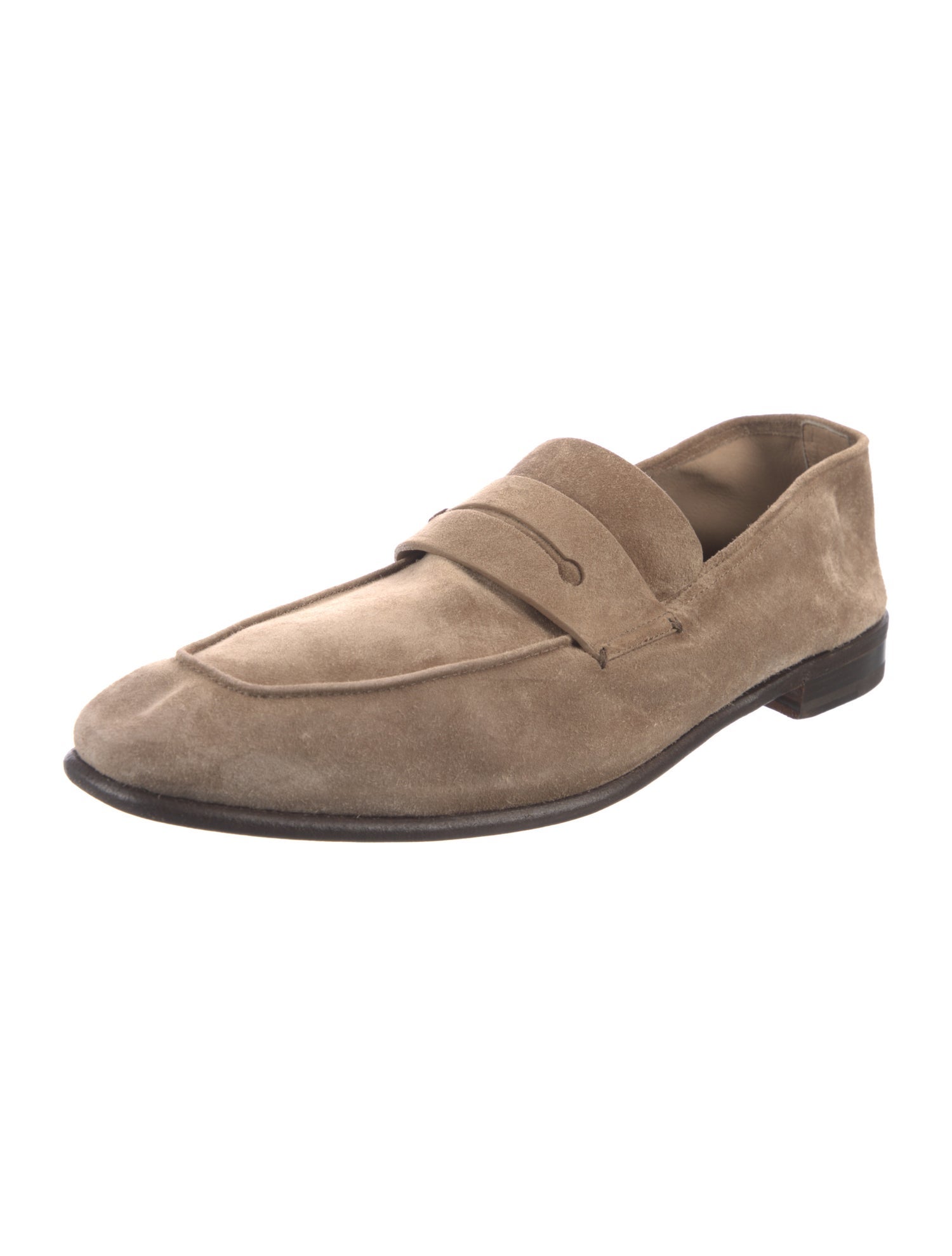 Zegna Suede Dress Loafers