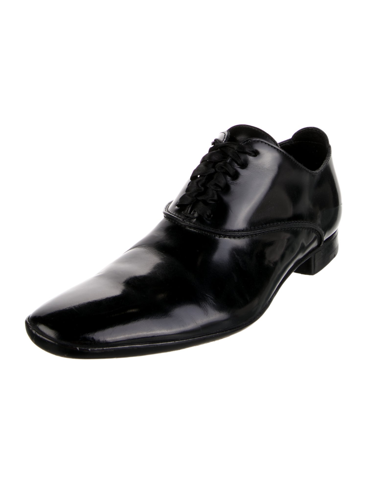 Z Zegna Leather Oxfords