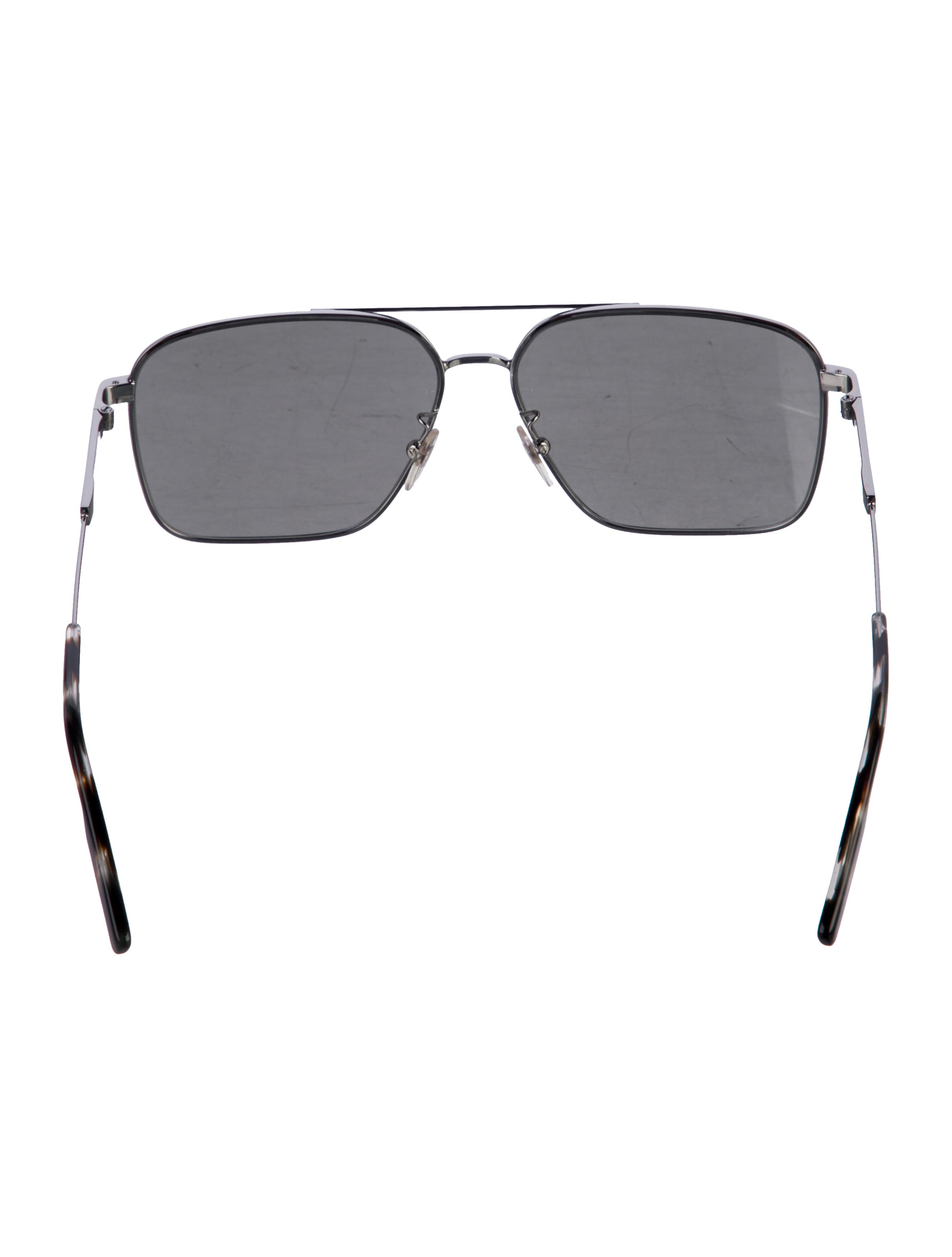 Zegna Aviator Tinted Sunglasses