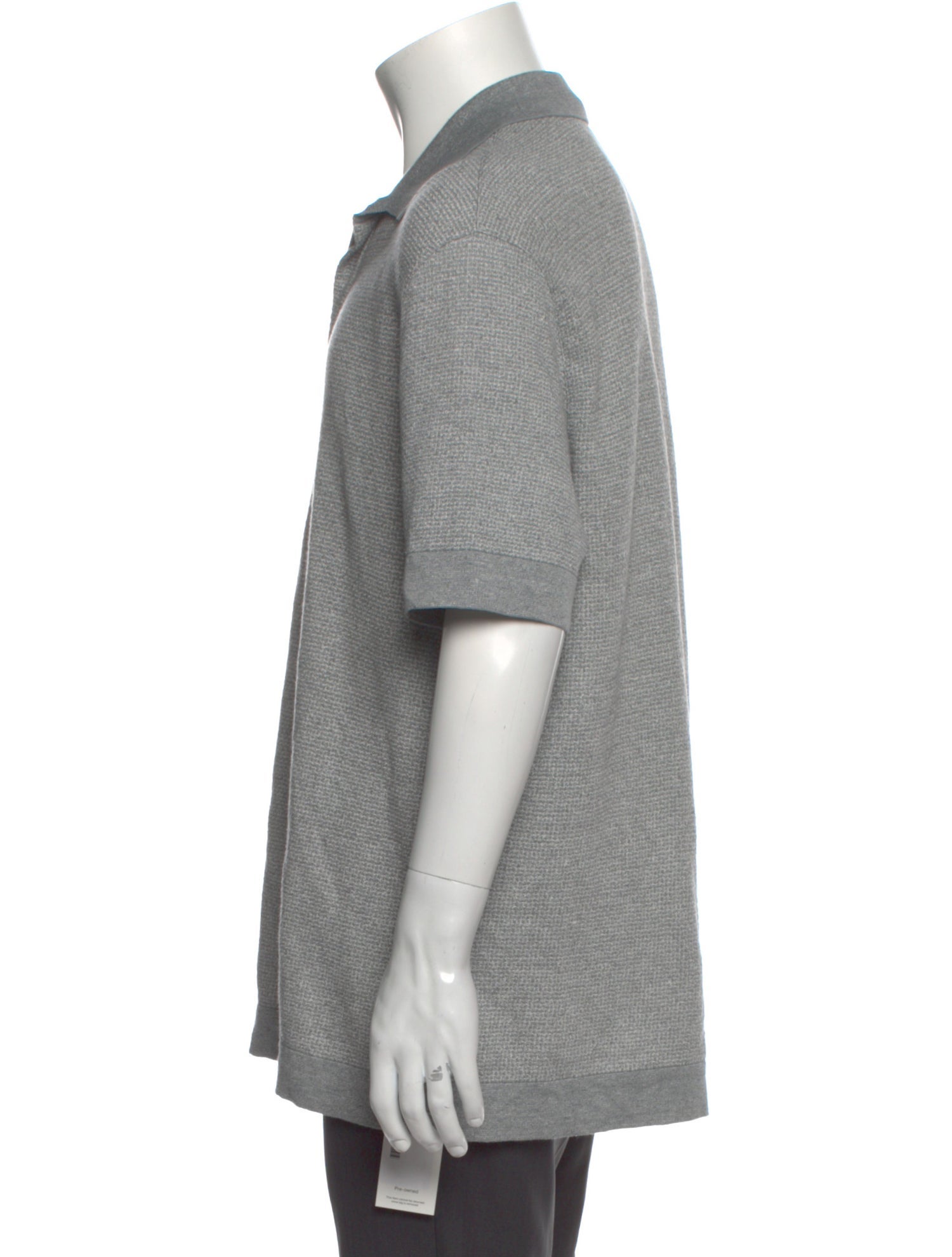 Zegna Collar Short Sleeve Polo Shirt