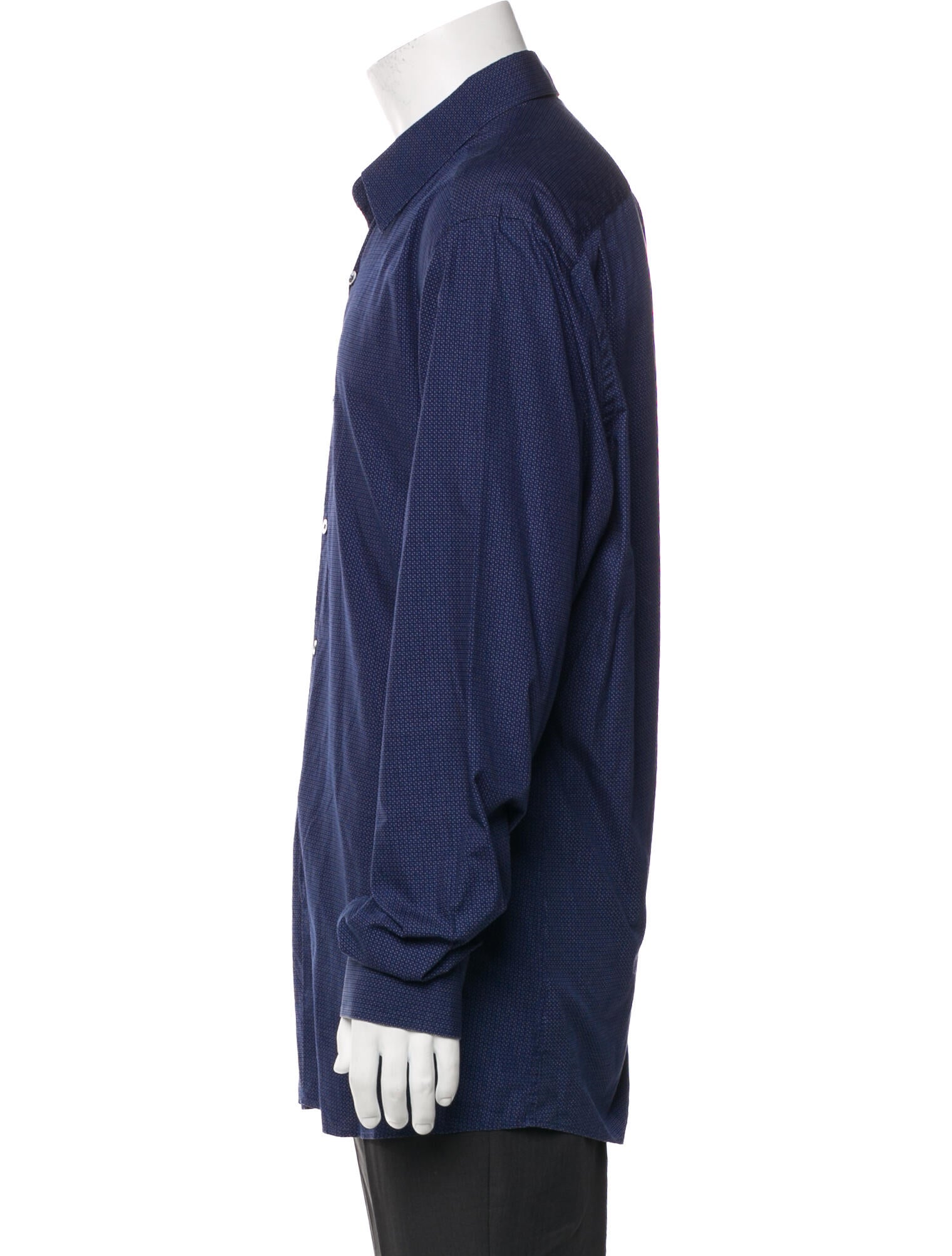 Ermenegildo Zegna Printed Long Sleeve Dress Shirt