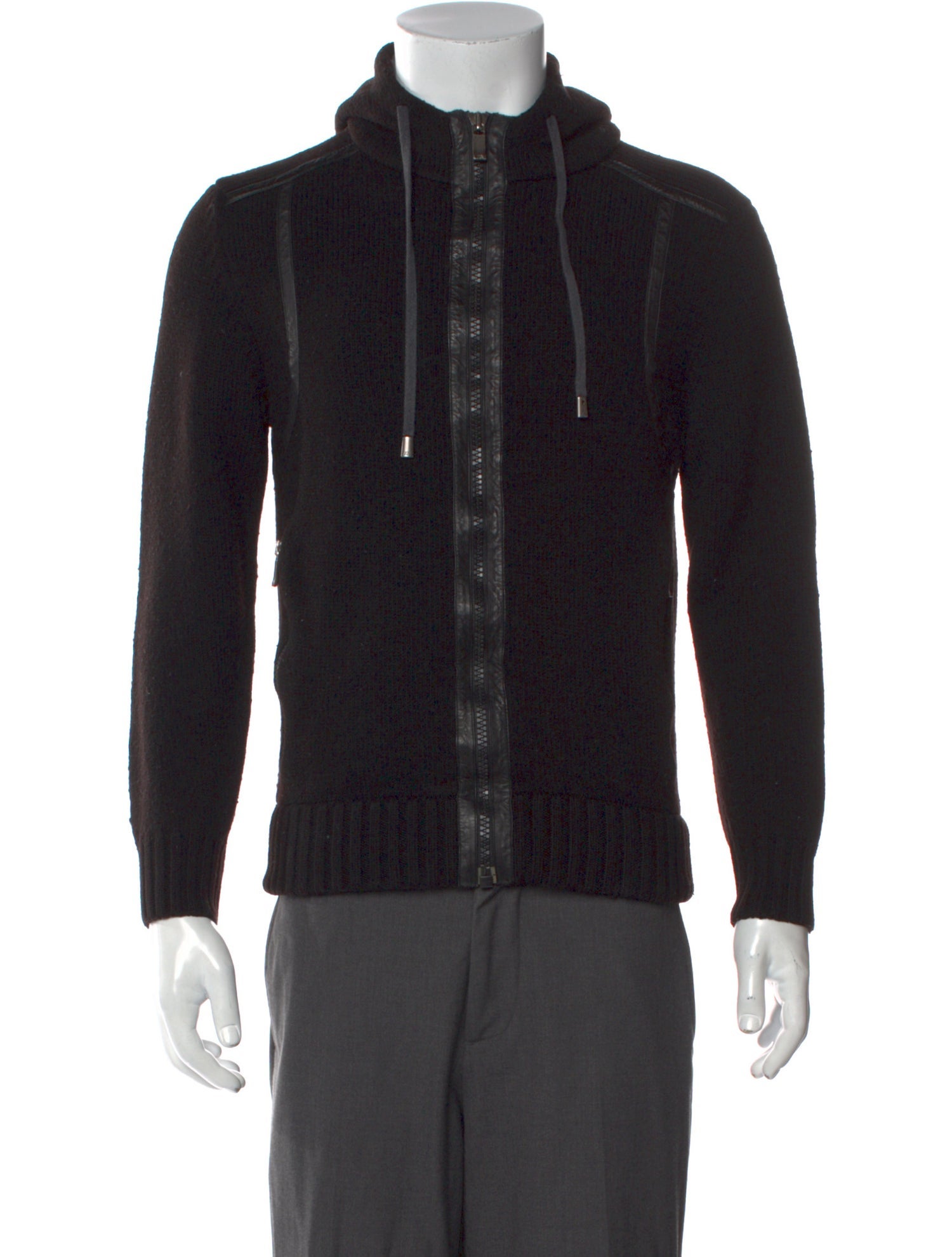 Zegna Sport Wool Mock Neck Cardigan