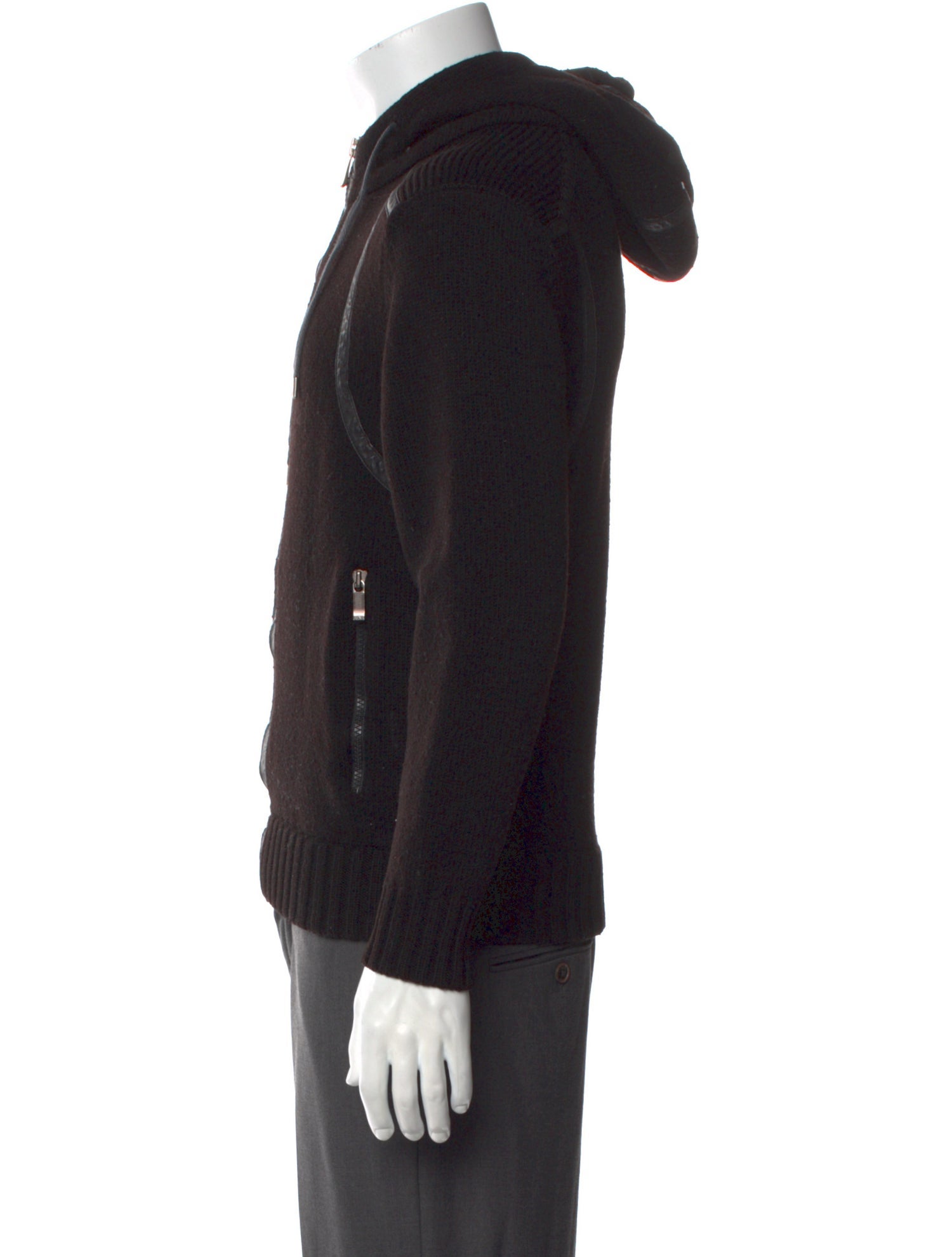 Zegna Sport Wool Mock Neck Cardigan