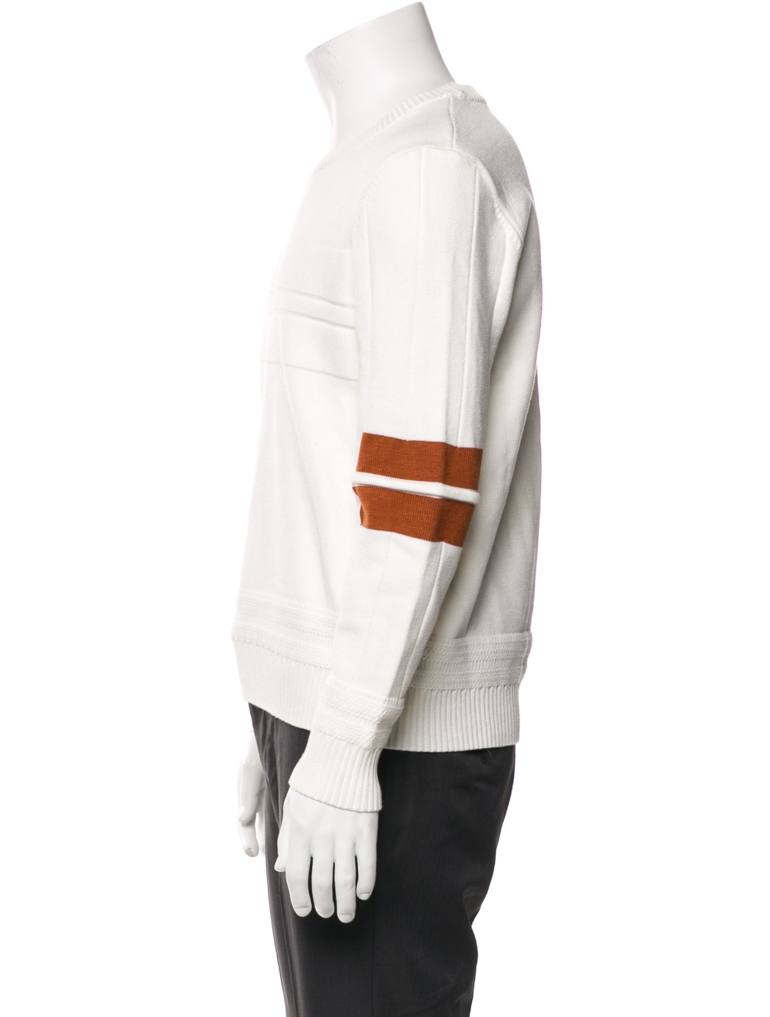 Zegna Striped Crew Neck Pullover