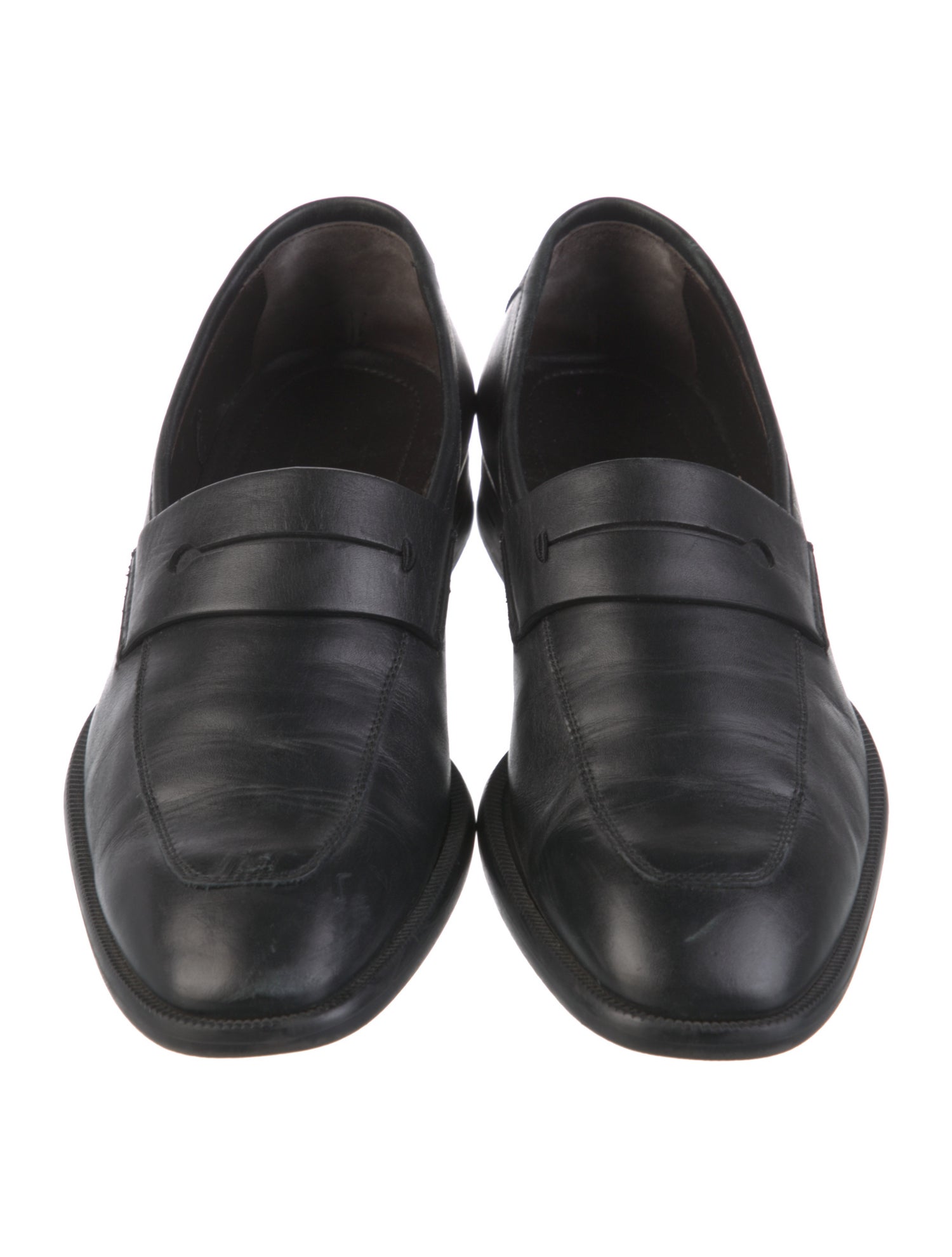 Zegna Leather Loafers