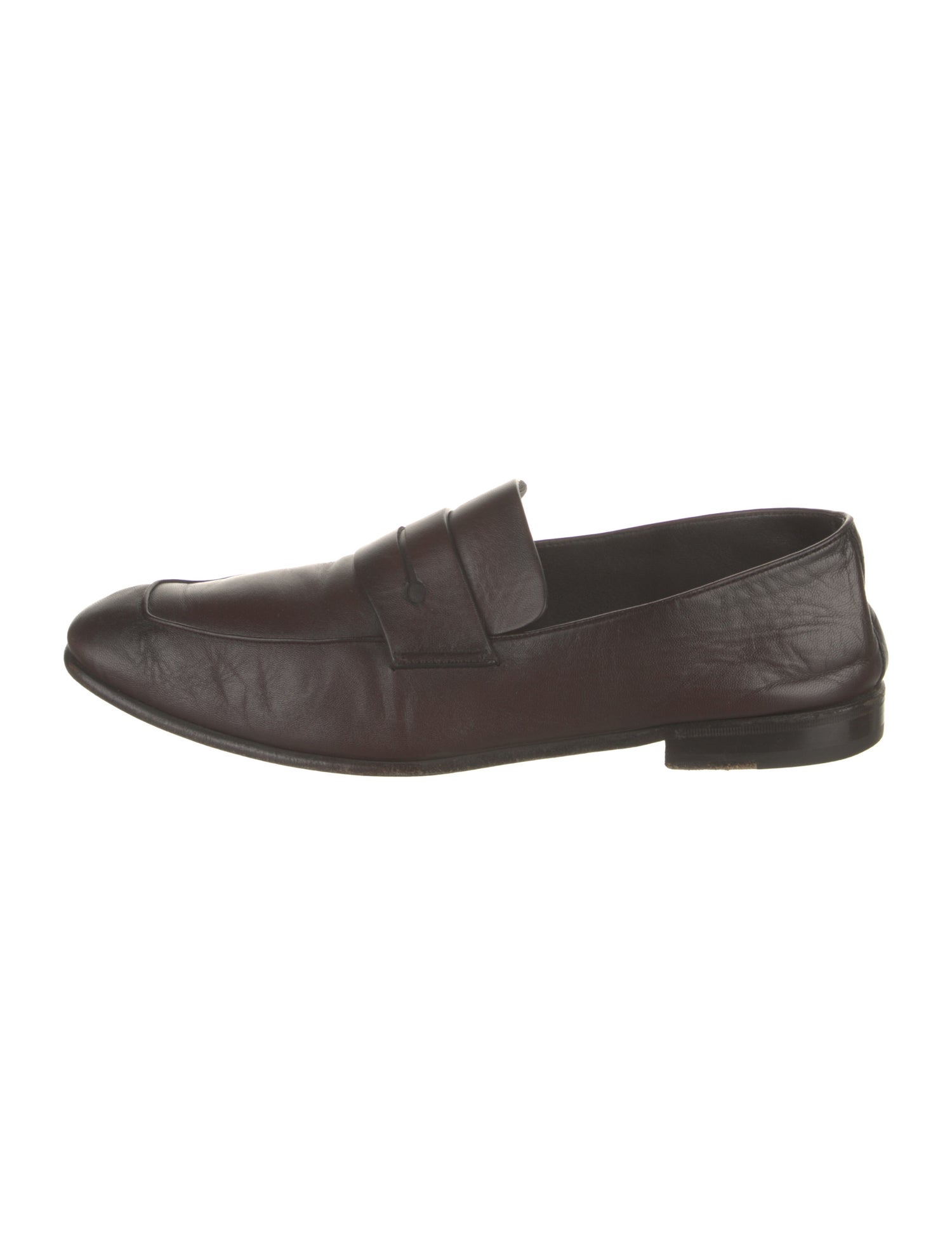 Zegna Leather Dress Loafers