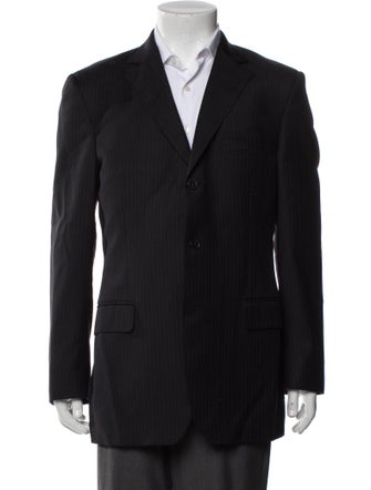 Z Zegna Wool Striped Blazer