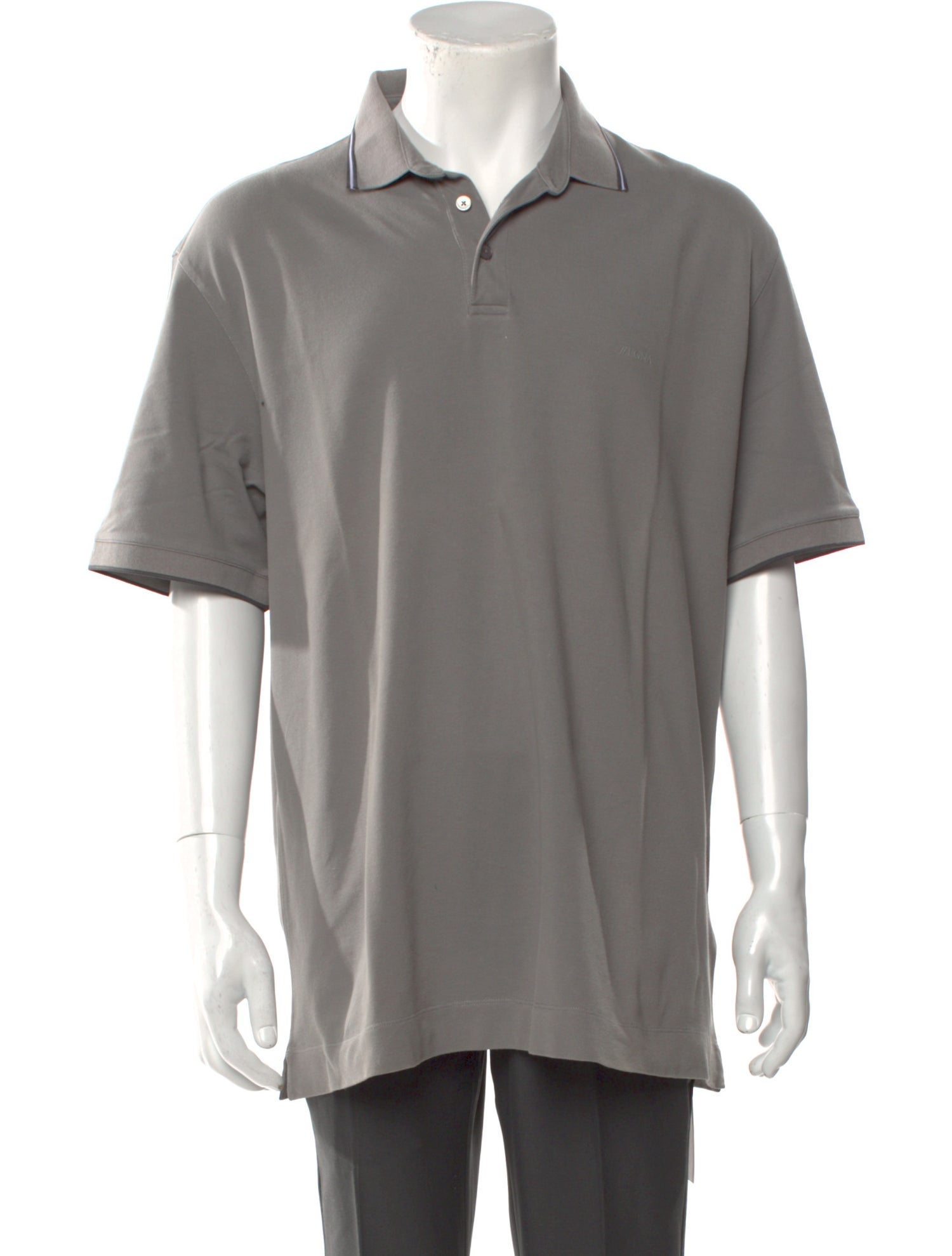 Z Zegna Collar Short Sleeve Polo Shirt