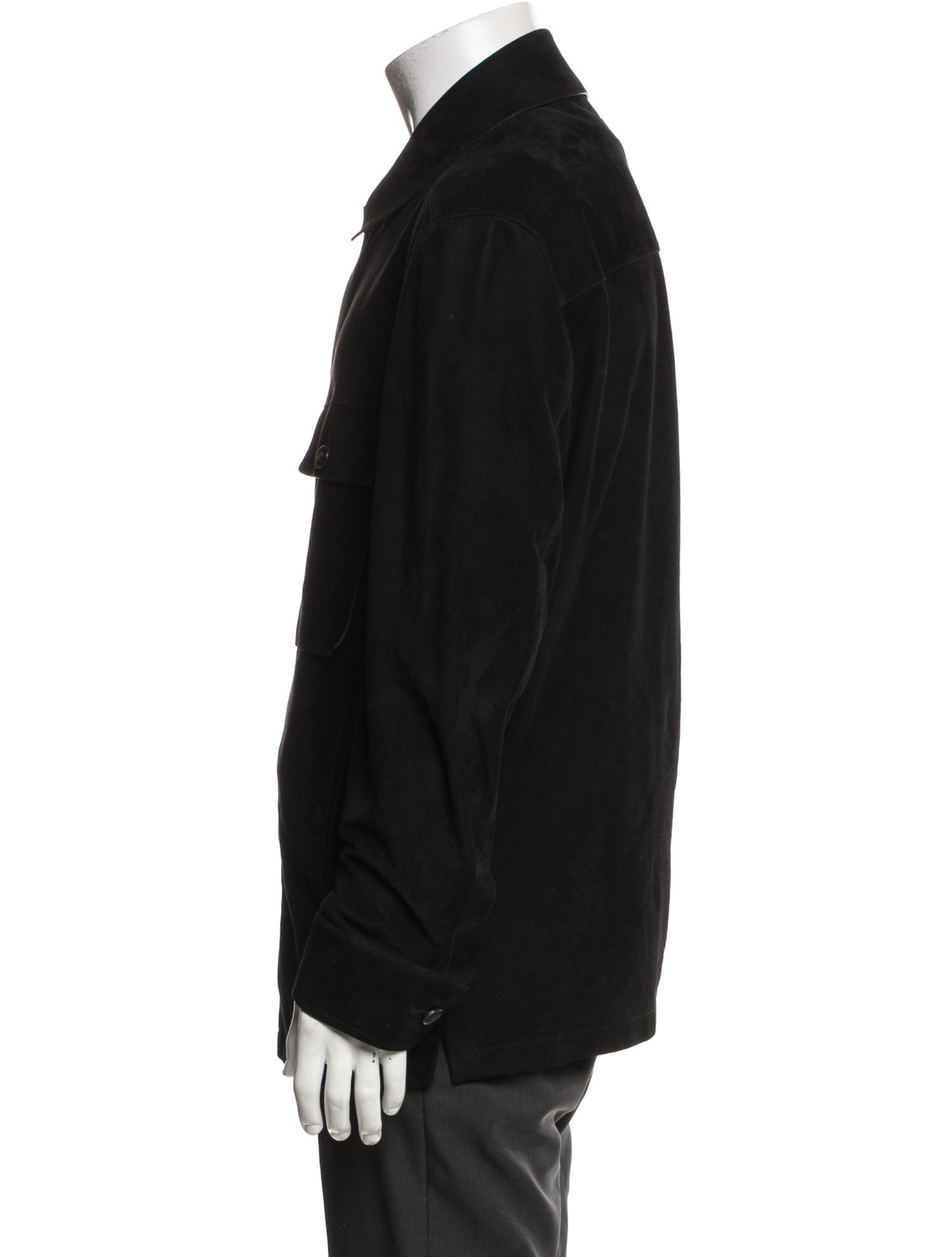 Zegna Lamb Leather Utility Jacket