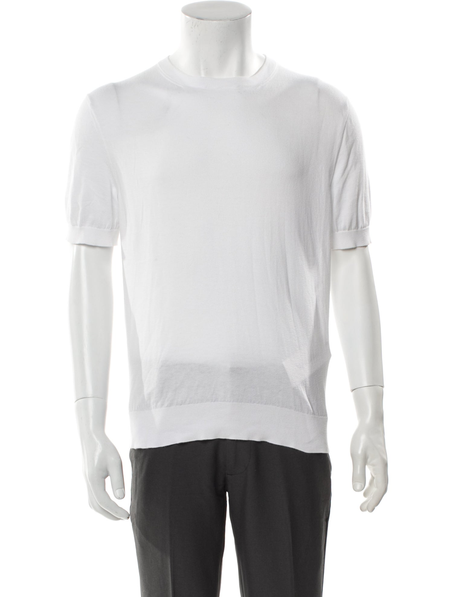 Zegna Crew Neck Short Sleeve T-Shirt
