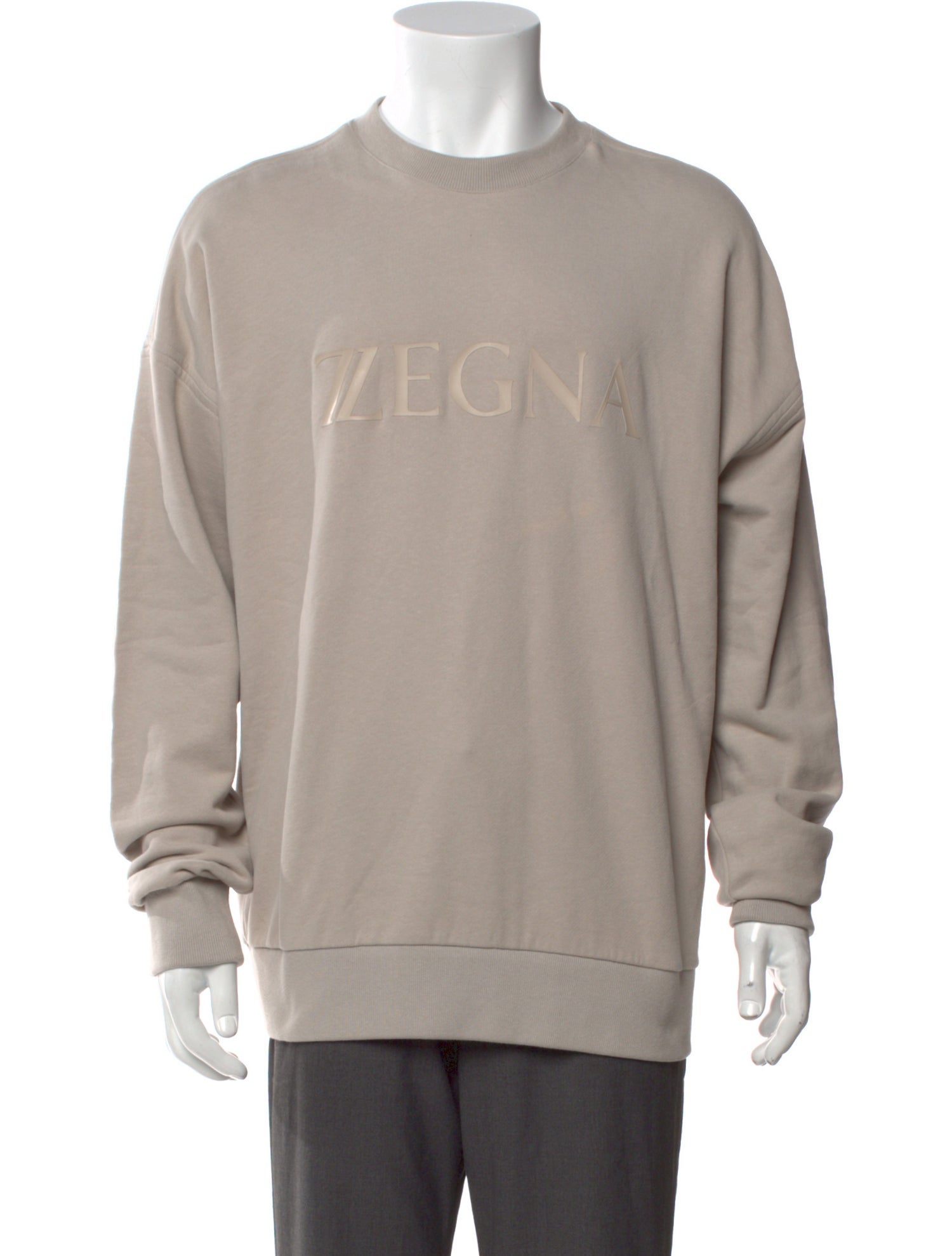 Z Zegna Crew Neck Long Sleeve Pullover