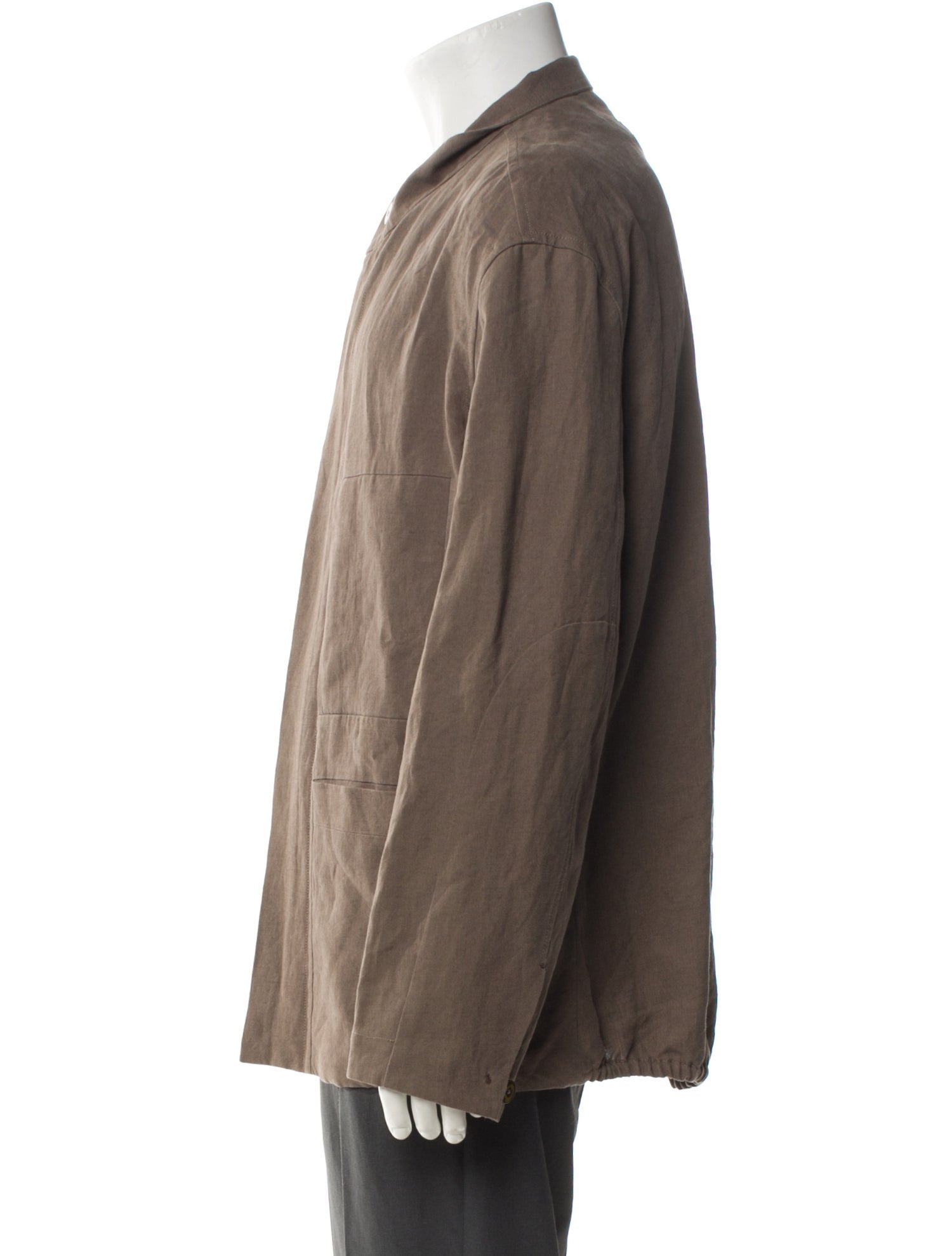 Zegna Linen Overcoat