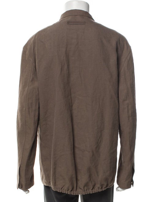 Zegna Linen Overcoat