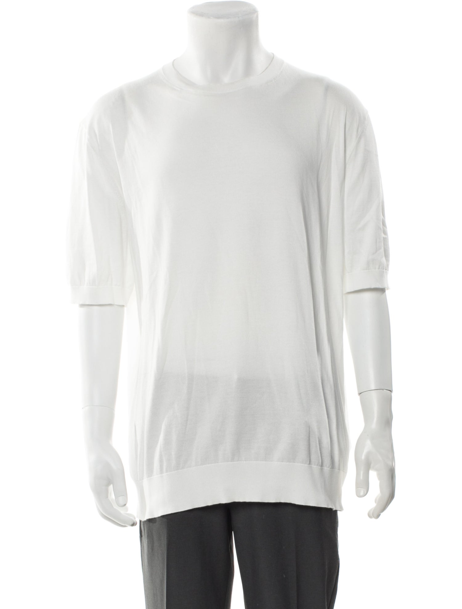 Zegna Crew Neck Long Sleeve Pullover