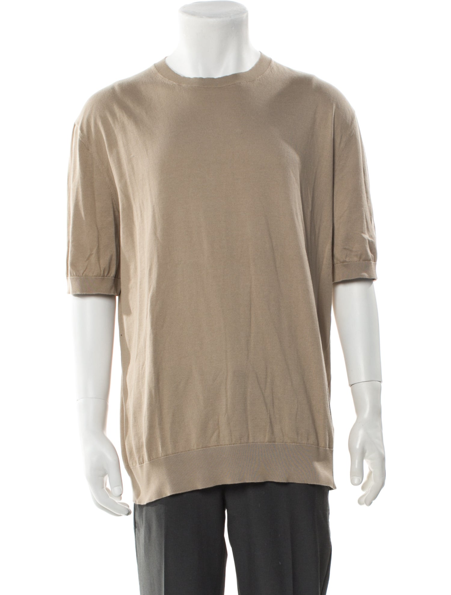Zegna Crew Neck Short Sleeve Pullover