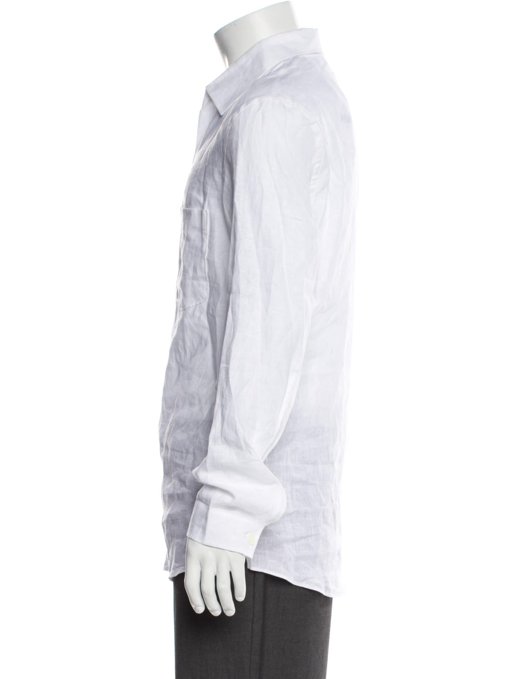 Zegna Linen Long Sleeve Shirt w/ Tags