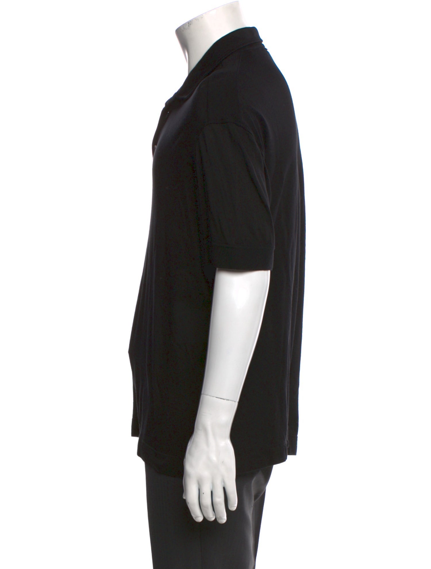 Zegna Collar Short Sleeve Polo Shirt