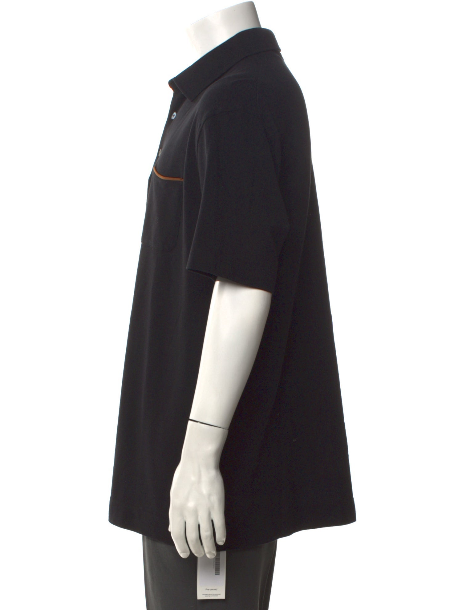 Zegna Collar Short Sleeve Polo Shirt