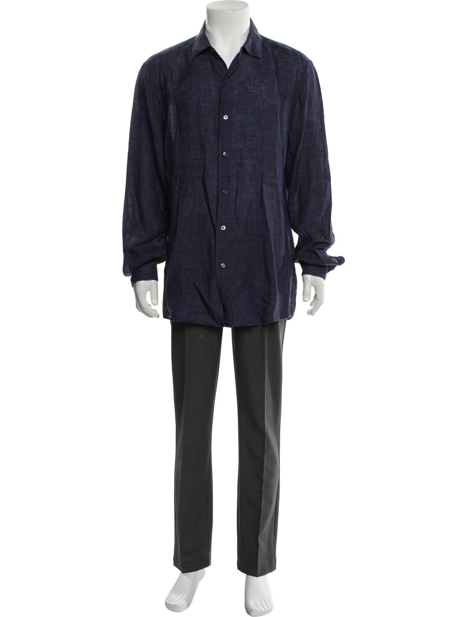 Zegna Linen Long Sleeve Shirt