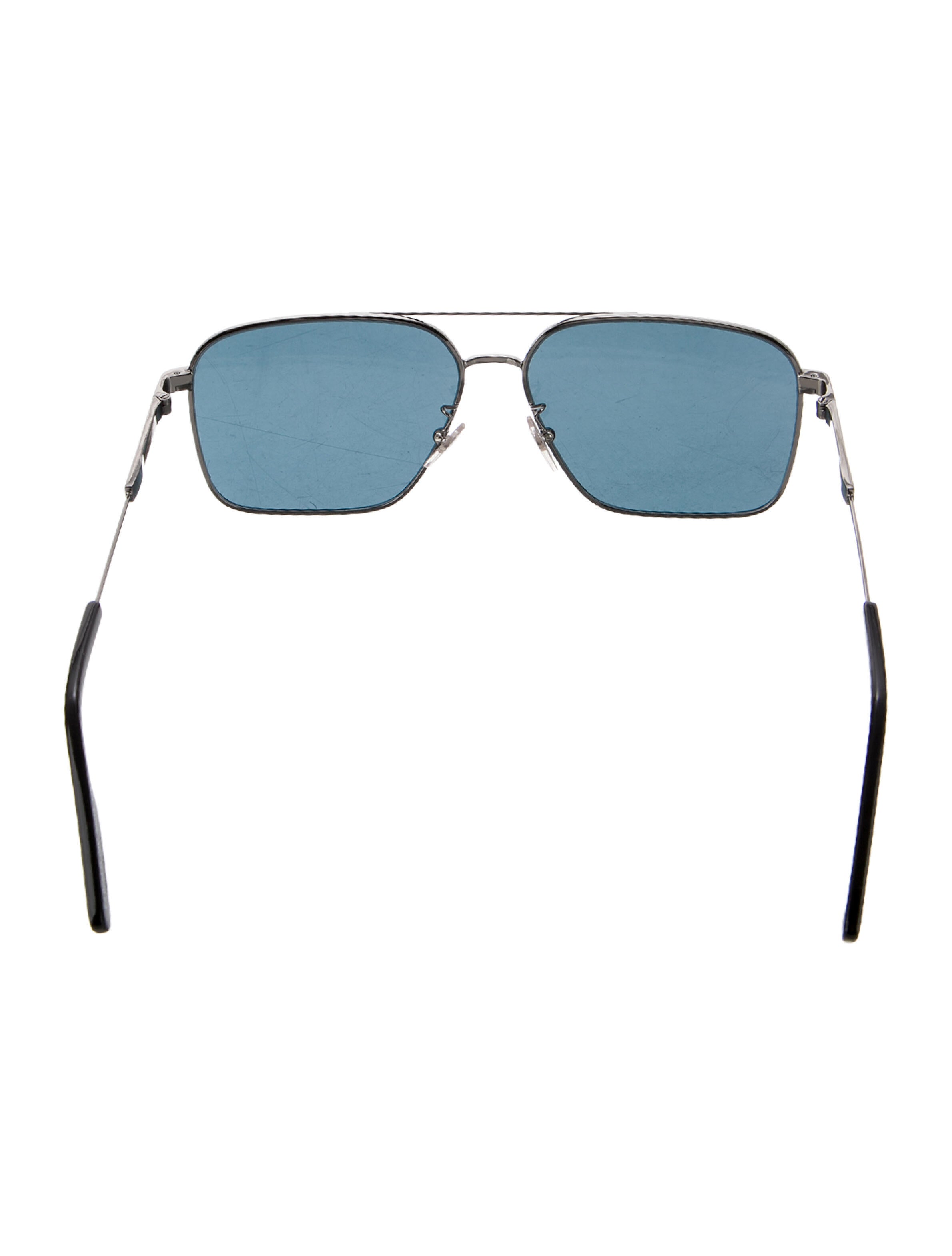 Zegna Aviator Tinted Sunglasses